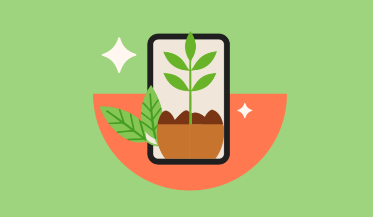 Ilustração de planta sobre Climate Quitting nas empresas