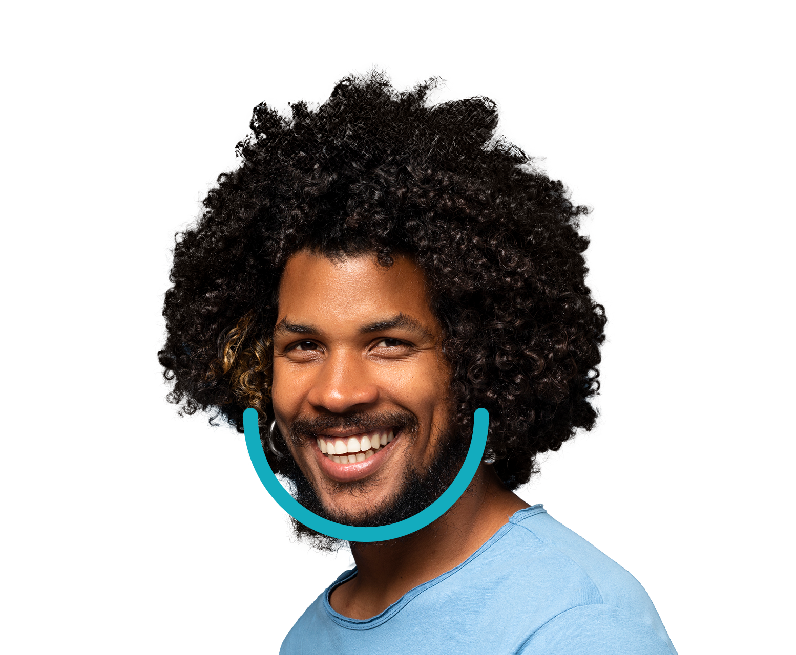 Homem sorrindo representando o Plano de Medicamentos e bem-estar da Vidalink