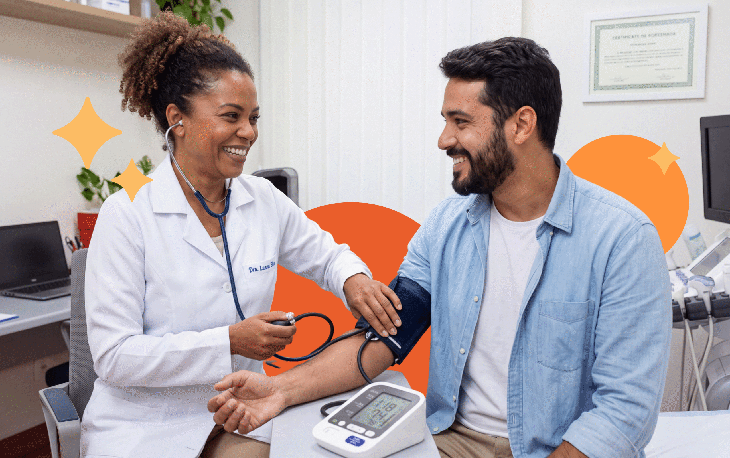 Prato colorido e saudável com fibras e vegetais para equilibrar as taxas de glicose e colesterol no sangue.